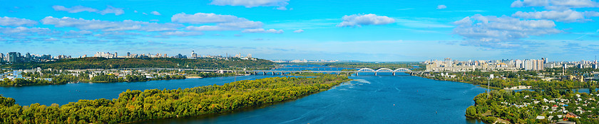 Image showing Kiev panorama overview, Ukraine