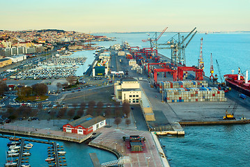 Image showing Lisbon water transportation, Portugal