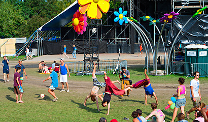 Image showing Sziget music festival