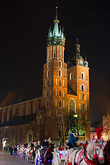 Image showing St. Mary\'s Church, Krakow