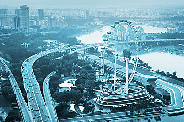 Image showing Singapore Ferris Wheel