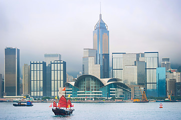 Image showing Hong Kong Downtown skyline