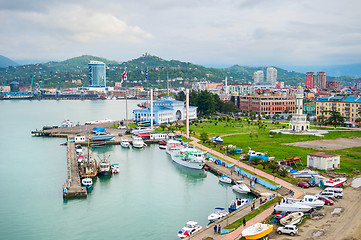 Image showing Sea port of Batumi, Georgia