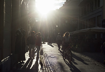 Image showing Ljubljana street life