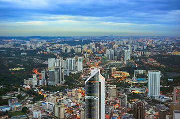 Image showing Kuala Lumpur at dusk