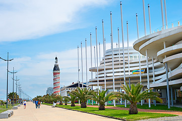 Image showing Batumi embankment, Georgia