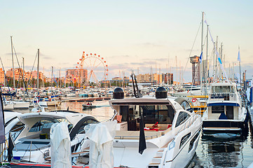 Image showing Barcelona marina