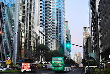 Image showing Makati city, downtown of Manila