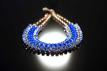Image showing color plastic  necklace