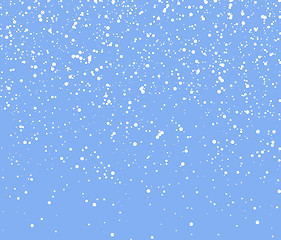 Image showing Falling Snow Vector Background 