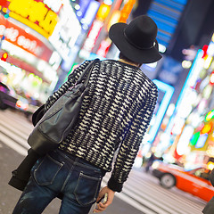 Image showing Man in Shinjuku, Tokyo, Japan.