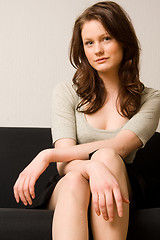 Image showing young beautiful woman