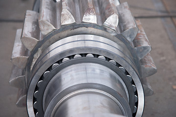 Image showing Industrial roller bearing