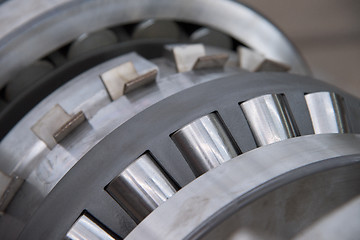 Image showing Industrial roller bearing