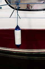 Image showing one boat fender to protect the boat