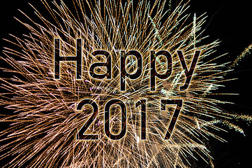 Image showing Happy New Year 2017