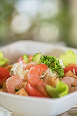 Image showing shrimp vegetable salad