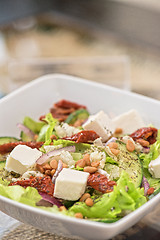 Image showing tasty salad closeup