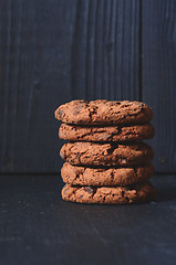 Image showing Chocolate chip cookies 