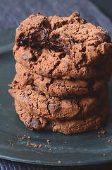 Image showing Chocolate chip cookies 