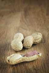 Image showing Peanuts on a table