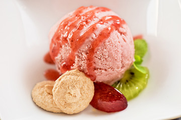 Image showing Fruit ice cream