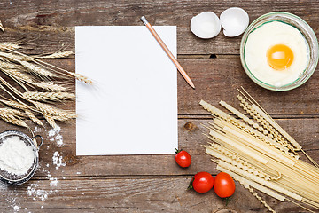 Image showing Healthy eating, noodle from the hard sorts of wheat