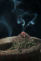 Image showing The dry herbal tea