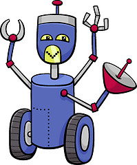 Image showing robot cartoon character