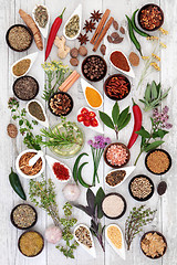 Image showing Spices and Herbs