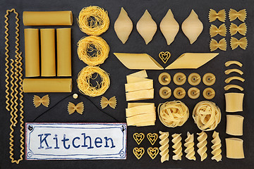 Image showing Dried Pasta Varieties