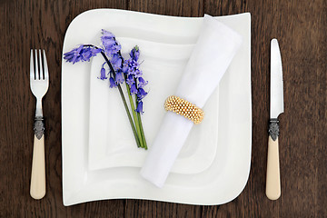 Image showing Bluebell Place Setting