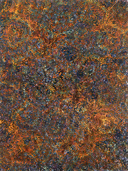 Image showing colorful corrosion