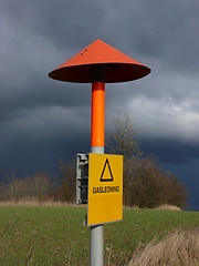 Image showing Liquid Gas Warning Sign