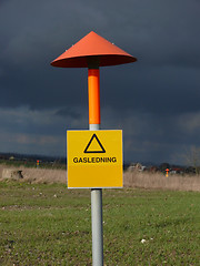 Image showing Liquid Gas Warning Sign