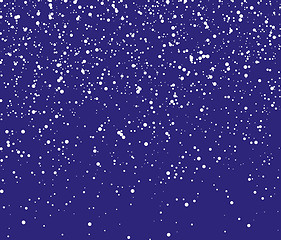 Image showing Falling Snow Vector Background 