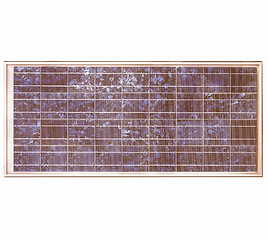 Image showing  Solar cell panel vintage