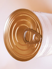 Image showing  Tin can vintage