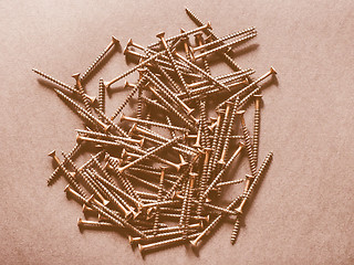 Image showing  Wood screw vintage