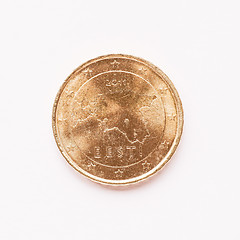 Image showing  Estonian 10 cent coin vintage