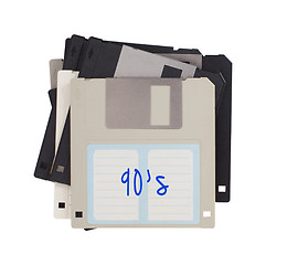 Image showing Floppy disk, data storage support 