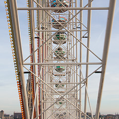 Image showing Old ferris wheel