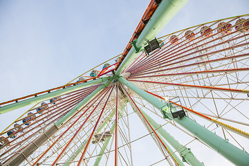 Image showing Old ferris wheel