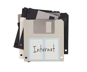 Image showing Floppy disk, data storage support 