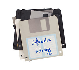 Image showing Floppy disk, data storage support 