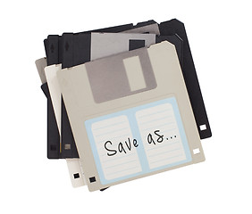 Image showing Floppy disk, data storage support 