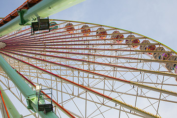 Image showing Old ferris wheel