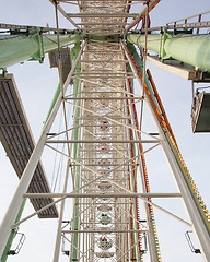 Image showing Old ferris wheel