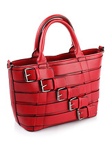 Image showing red handbag