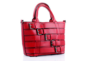 Image showing red handbag